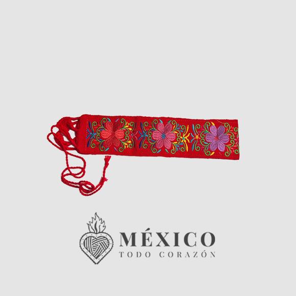 Mexican Folkloric belt day of the dead 5 de Mayo colorfull mexico todo corazon - Picture 3 of 5